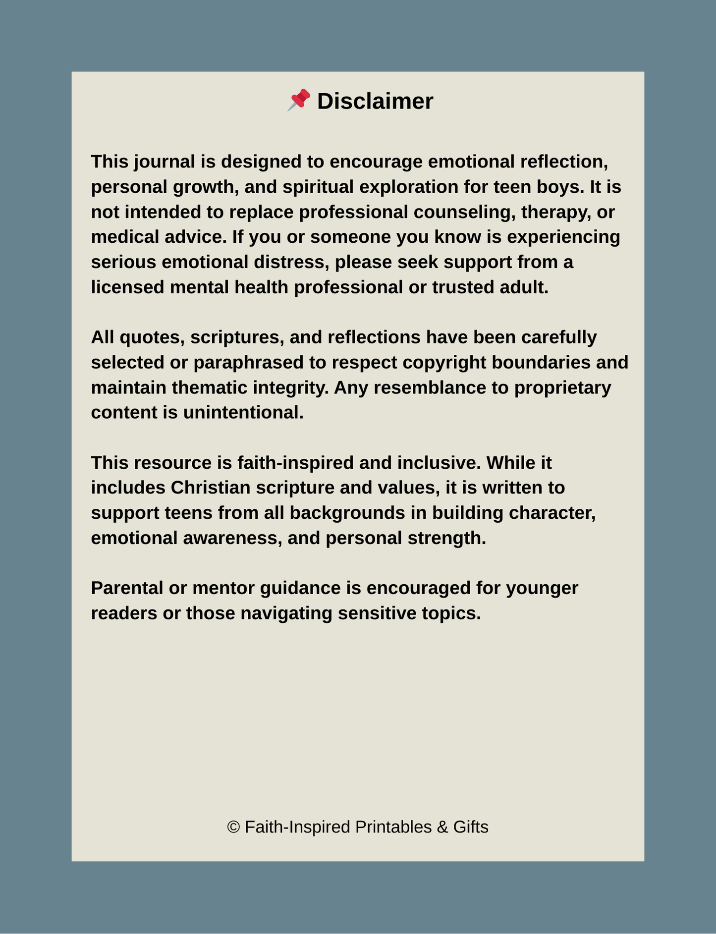 Iron Sharpens Iron Building Inner Strength: A 30-Day Journal of Faith, Courage, and Real Resilience for Teen Guys Paperback