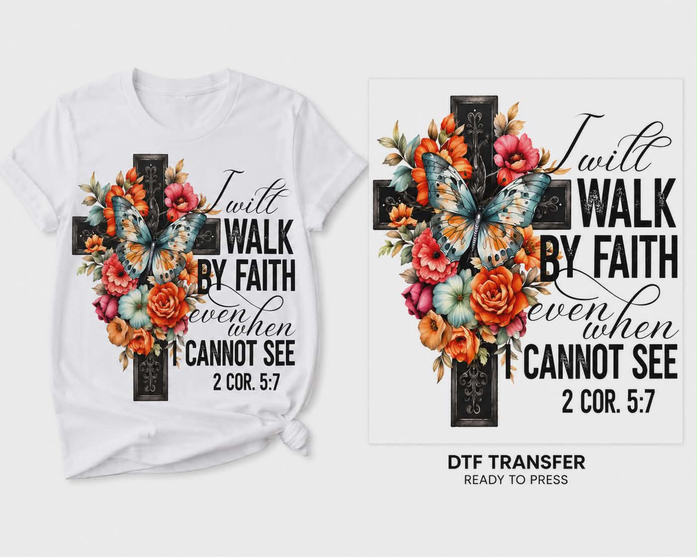 Faith‑Inspired Graphic Tee Collection DTF TSHIRTS