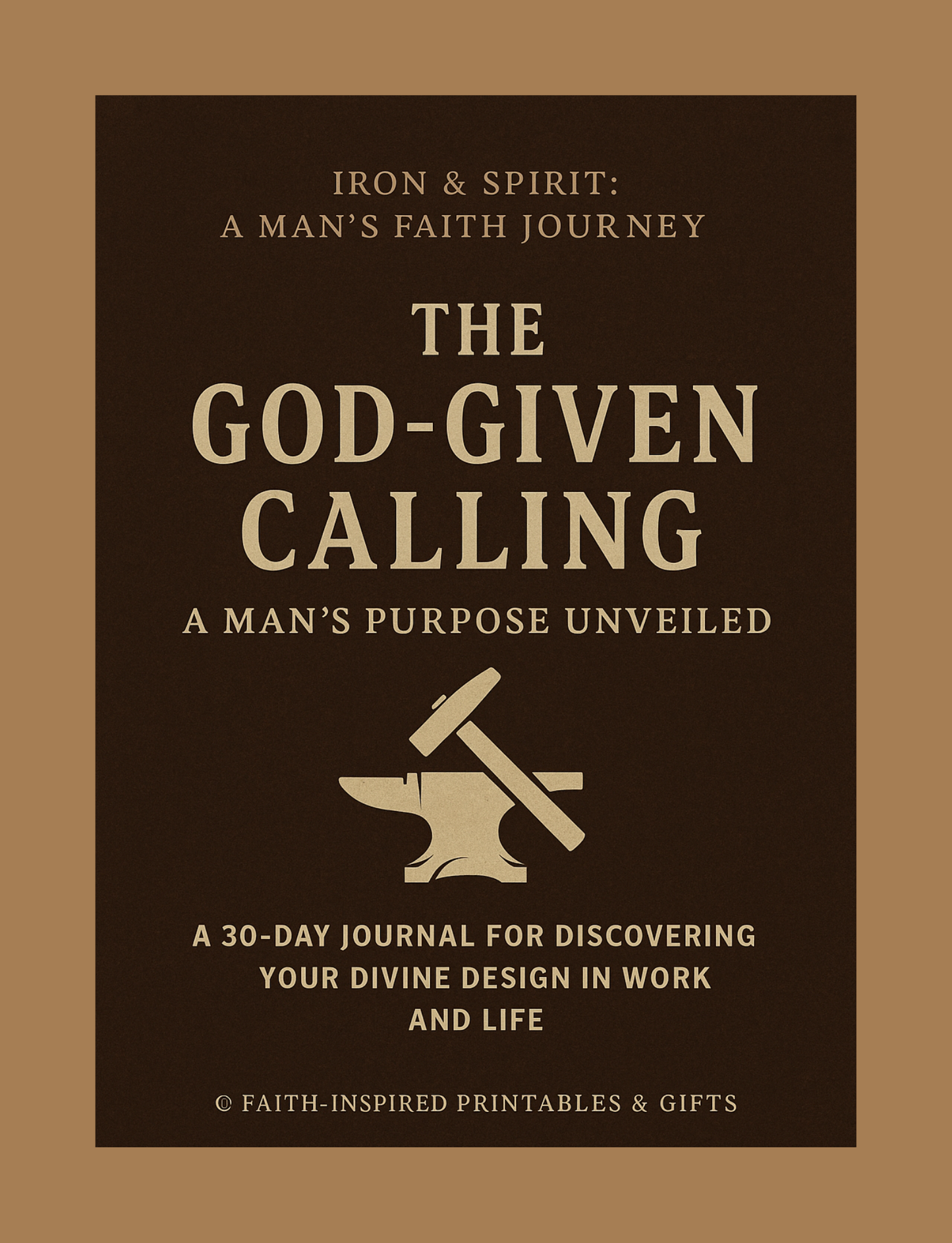 The God-Given Calling: A 30-Day Devotional Journal for Christian Men: Discover Your Divine Purpose in Work, Life, and Faith with Scripture-Based Reflections and Guided Prompts Paperback