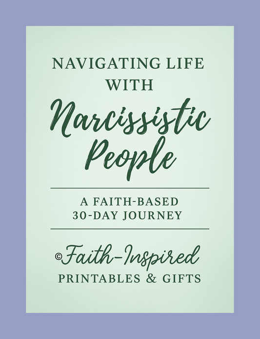 Navigating Life with Narcissistic People: A Faith-Based 30-Day Guided Journal for Healing, Boundaries, and Emotional Strength Paperback
