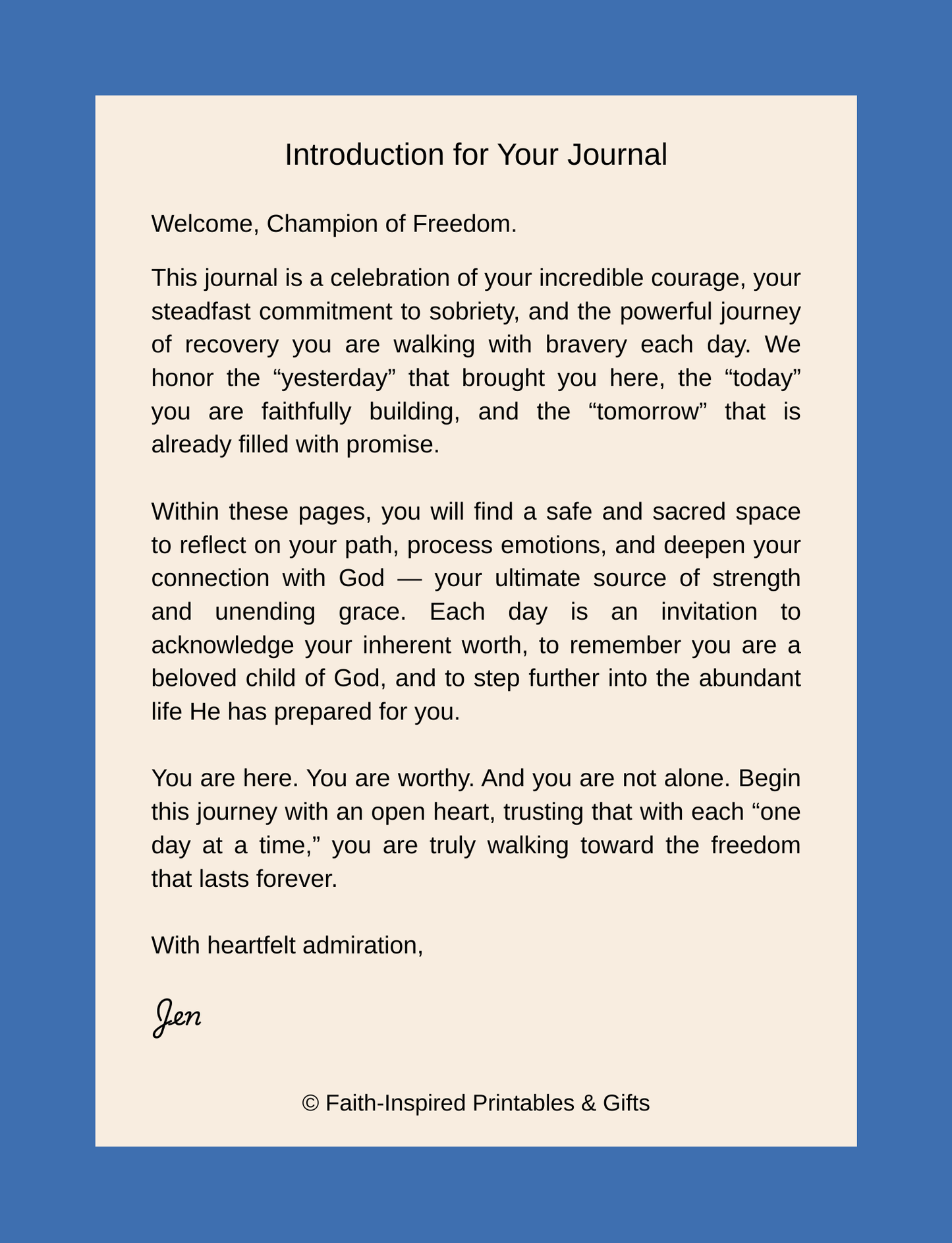 Yesterday, Today, & Tomorrow - The Journey to Breaking Free: A 30-Day Journal for Sobriety & Sustained Recovery from Drug Addiction Paperback