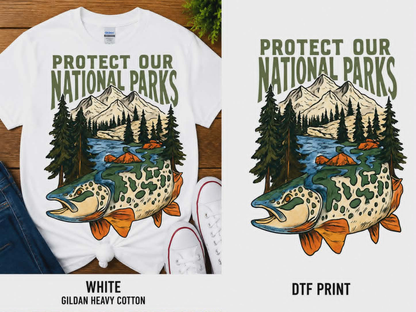 Wild & Free Graphic Tee Collection OUTDOORS, MOUNTAINS, HIKING DTF TSHIRTS
