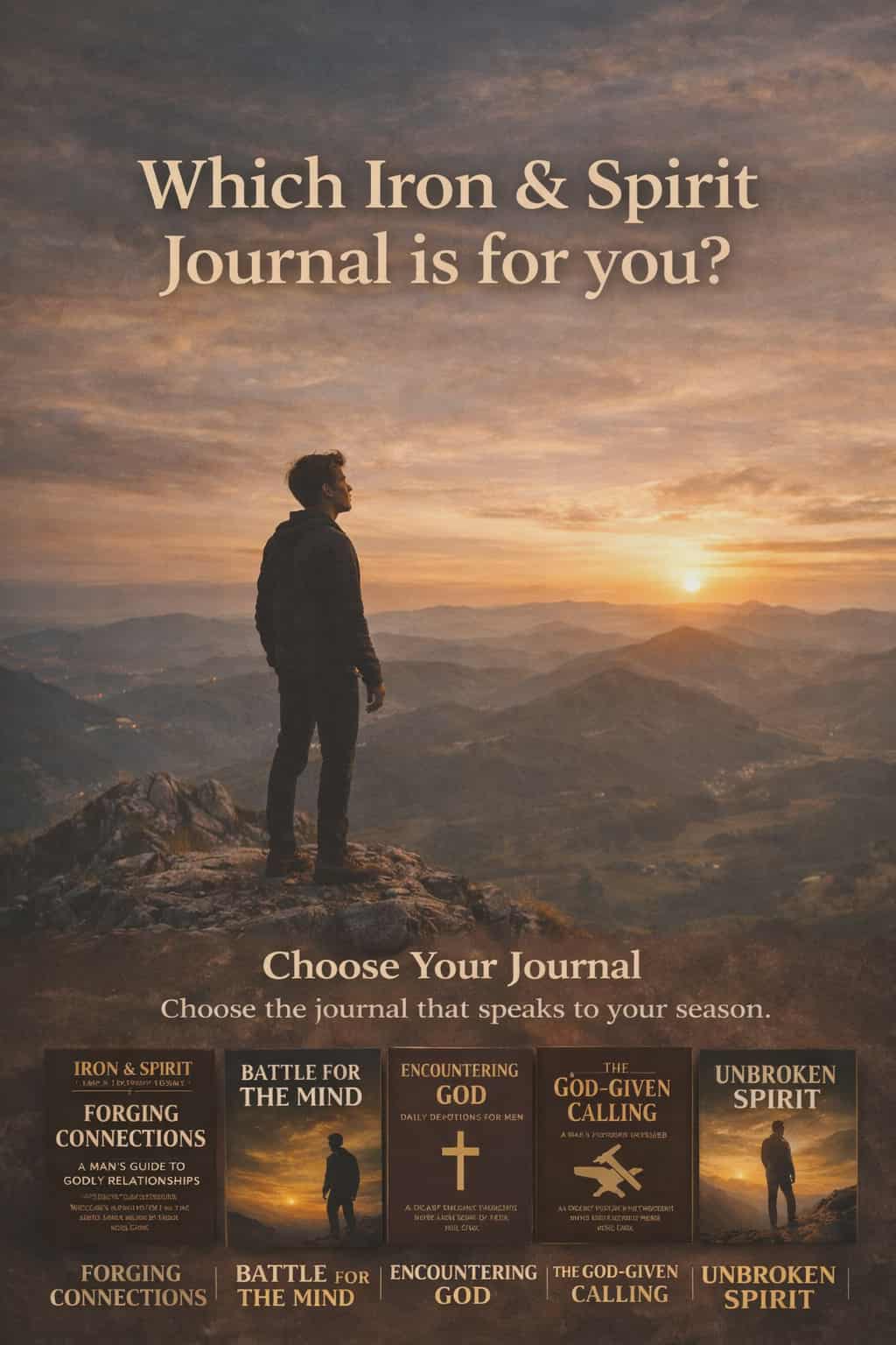 Men’s Strength & Faith Journals: 4‑Week 1‑1 Coaching