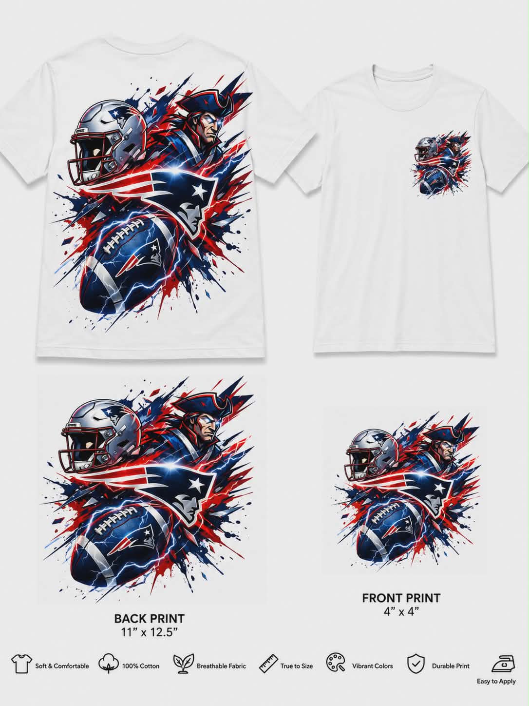 Father's Day, Men's & New England Football Tee – Adult Collection