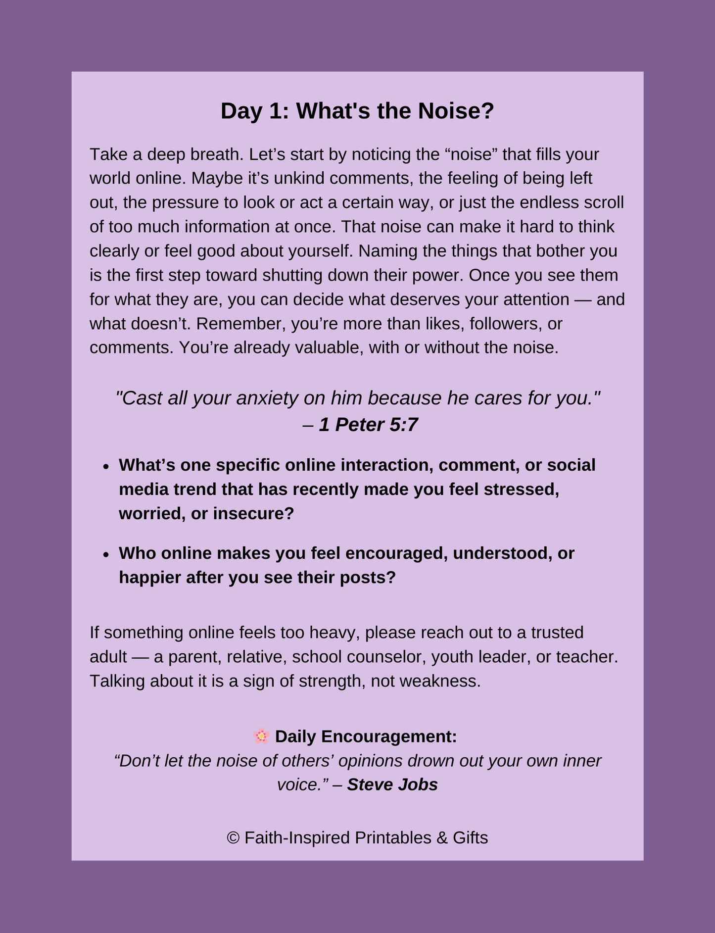 Unfiltered Faith Rising Above Cyberbullying: A 30-Day Journal of Worth, Courage, and Healing in a Digital World Paperback