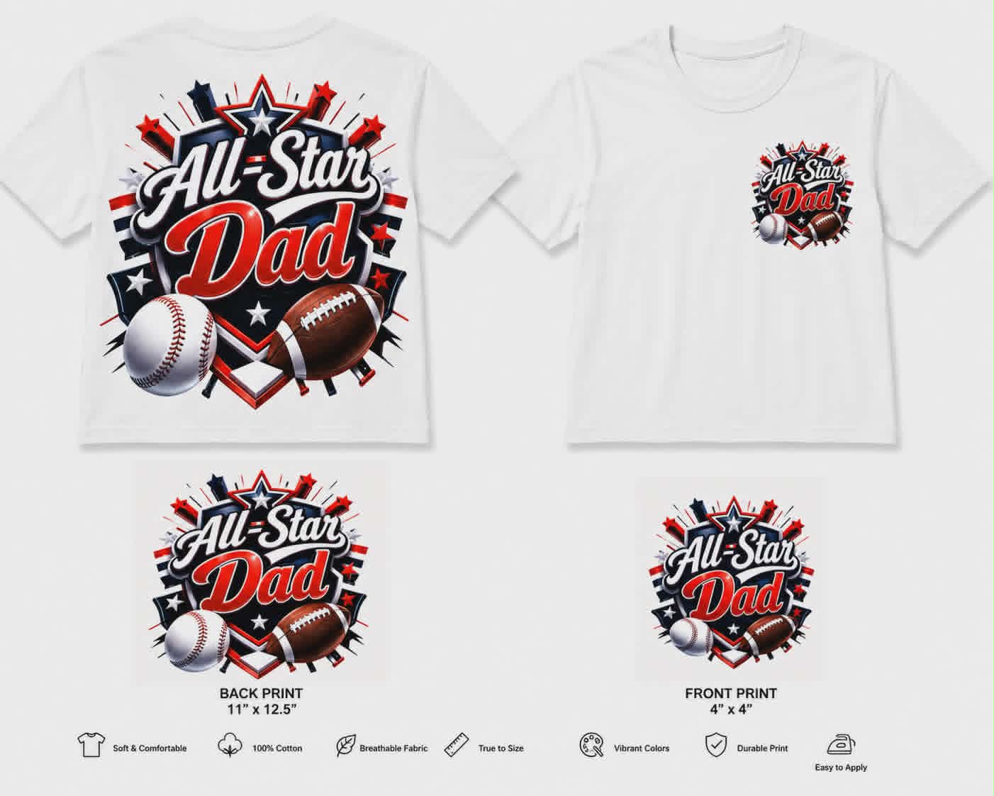 Father's Day, Men's & New England Football Tee – Adult Collection