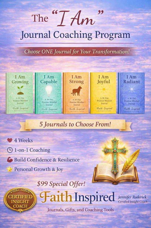 “I Am” Growth Mindset Coaching Program (1‑1 Coaching + Journal)