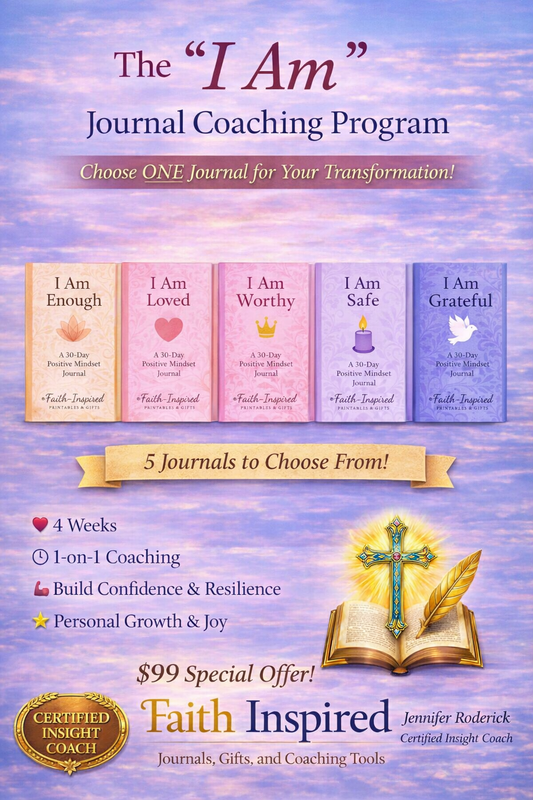 “I Am” Gratitude Mindset Coaching Program (1‑1 Coaching + Journal)