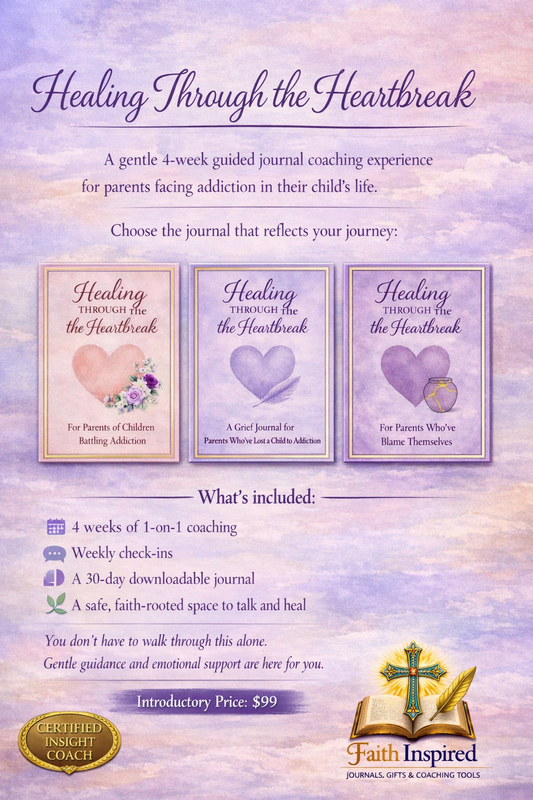 Healing for Parents of Children Affected by Addiction (1‑1 Coaching + Journal)