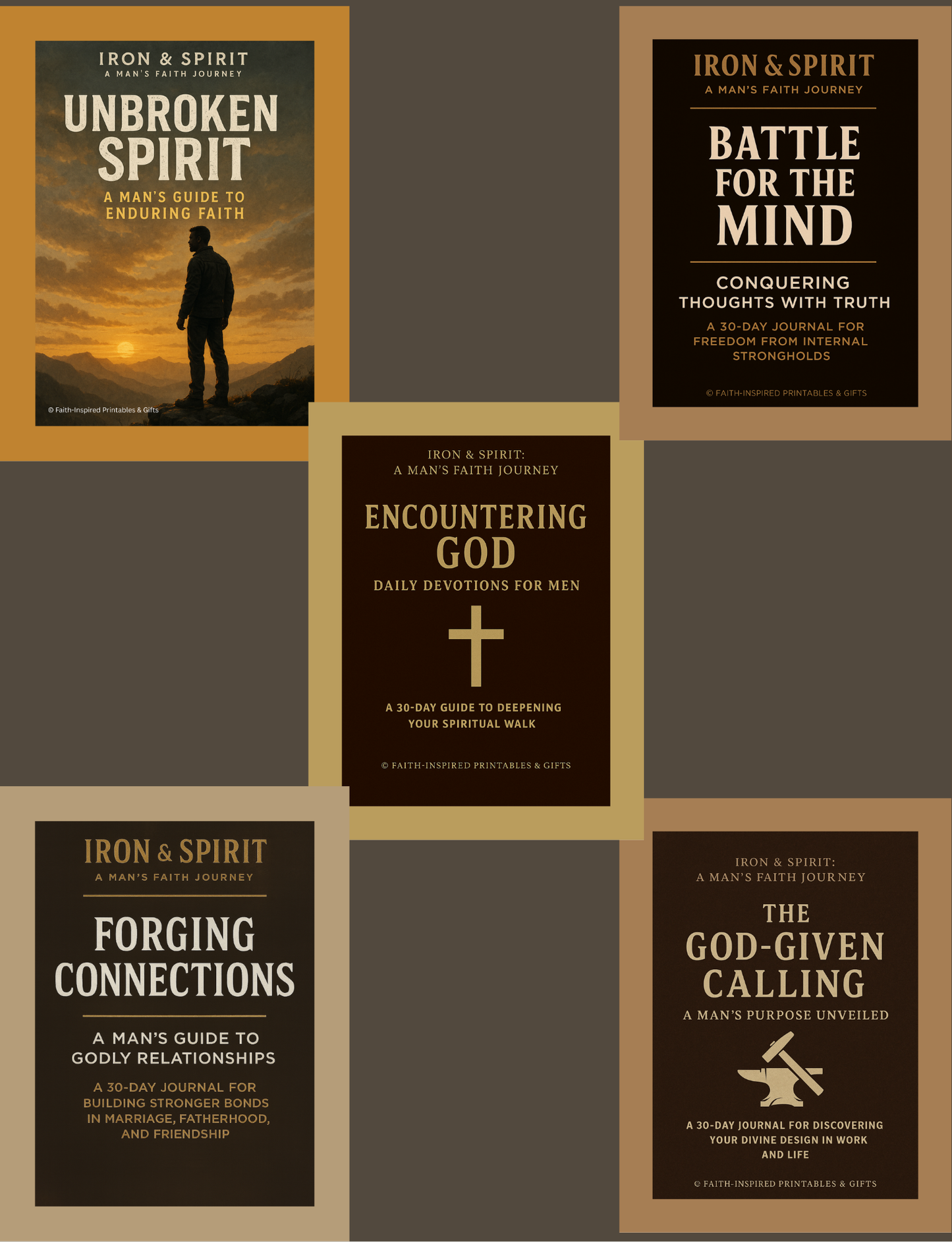 Men’s Strength & Faith Journals: 4‑Week 1‑1 Coaching