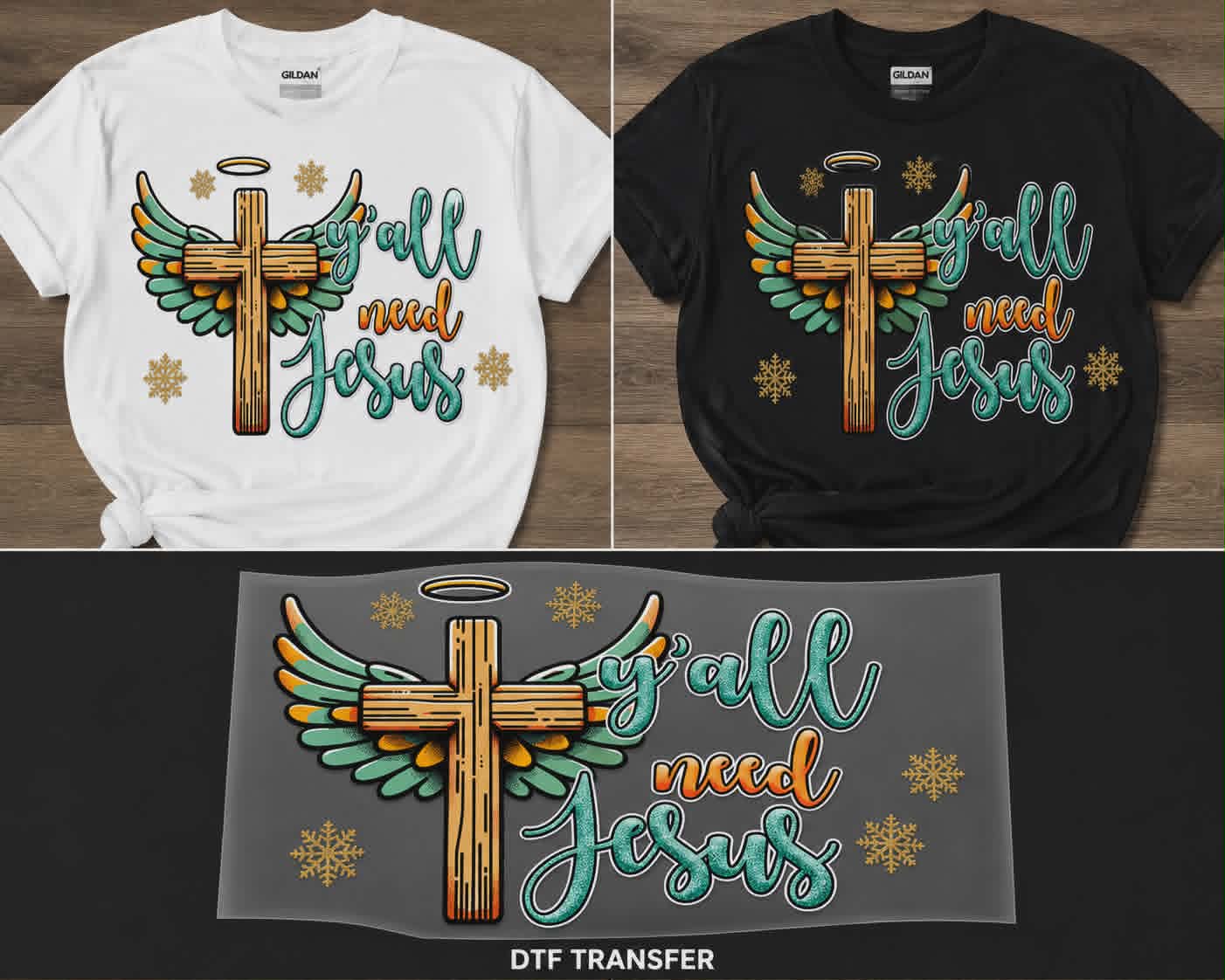Faith‑Inspired Graphic Tee Collection DTF TSHIRTS