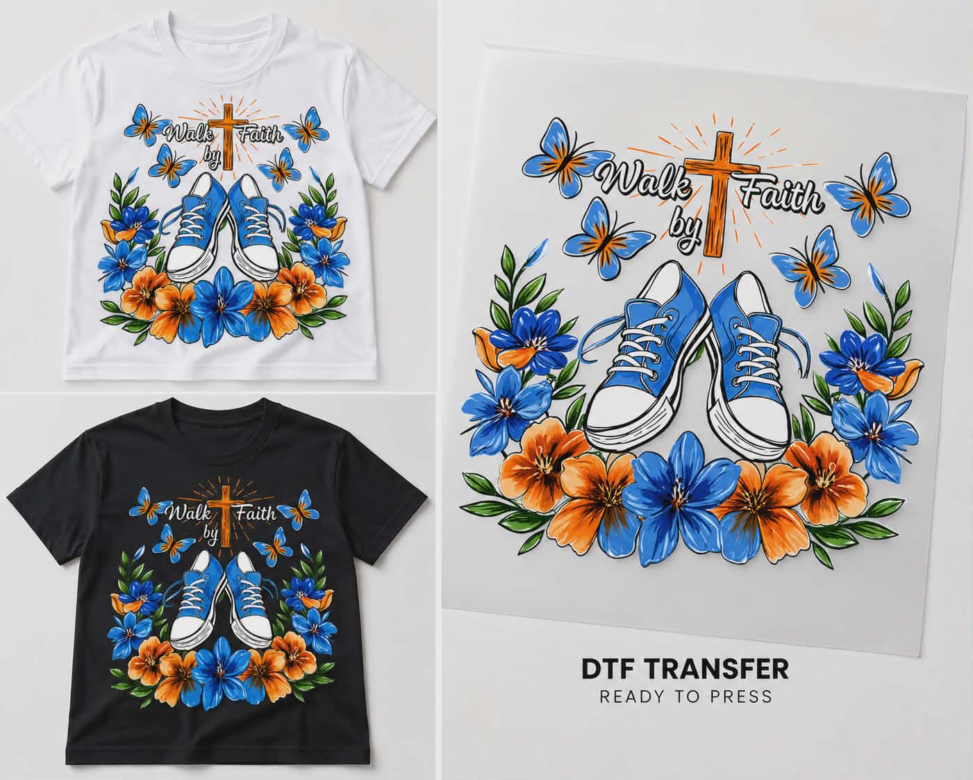 Faith‑Inspired Graphic Tee Collection DTF TSHIRTS